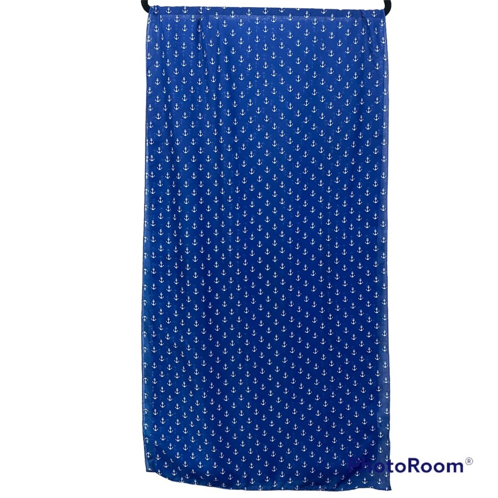 Dei anchor Scarf Blue & White‎